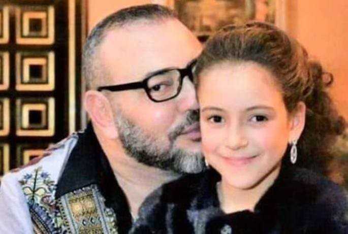 Mohammed VI en compagnie de sa fille Lalla Khadija