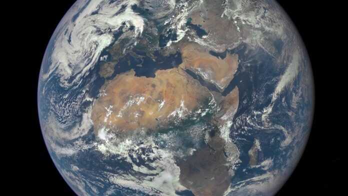 Le continent africain vu de l'espace