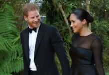 Le Prince Harry et son épouse Meghan Markle