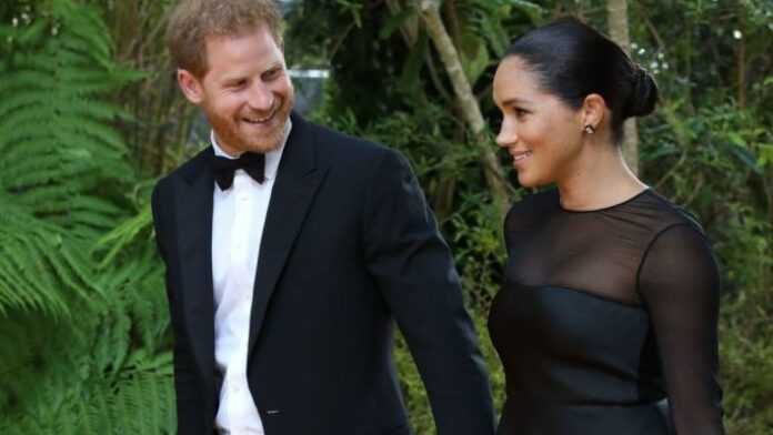 Le Prince Harry et son épouse Meghan Markle