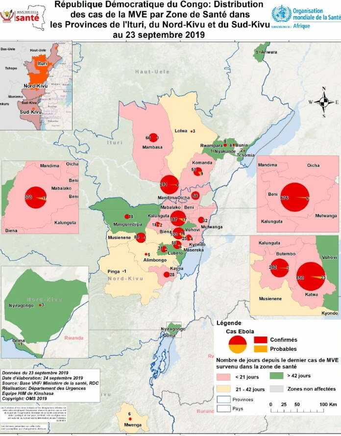 distribution Ebola 15 aout