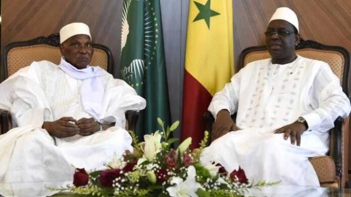 L'ancien Président du Sénégal, Me Abdoulaye Wade et son successeur Macky Sall