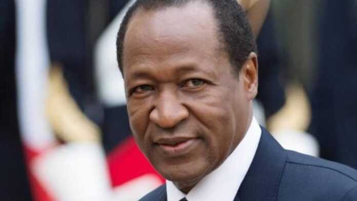 L'ex-Président du Burkina Faso, Blaise Compaoré