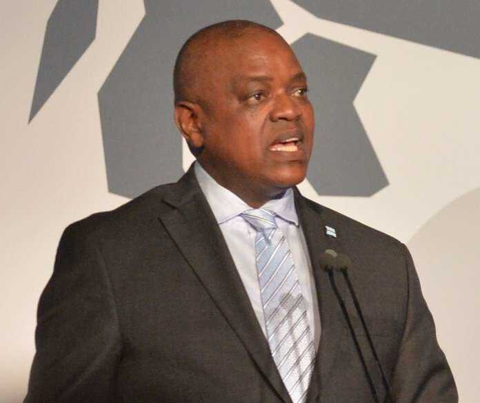 Mokgweetsi Masisi en octobre 2018