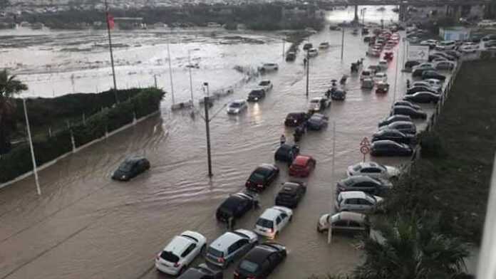 Tunisie sous les eaux