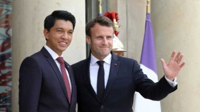 Andry Rajoelina et Emmanuel Macron