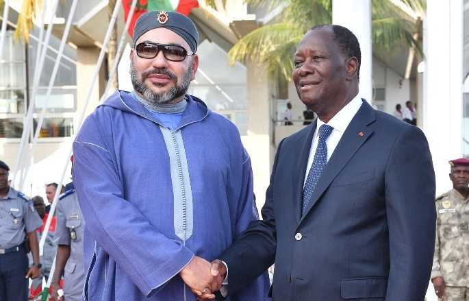 Mohammed VI et Alassane Ouattara