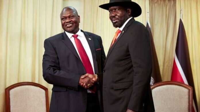 Riek Machar et Salva Kiir