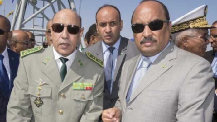 Mohamed Ould Ghazouani et Mohamed Ould Abdel Aziz