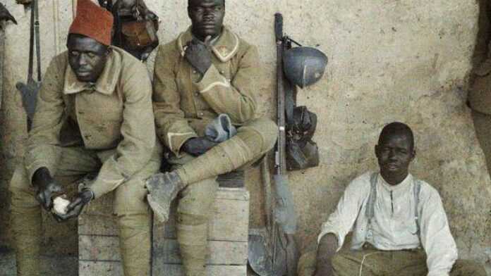 Des tirailleurs sénégalais