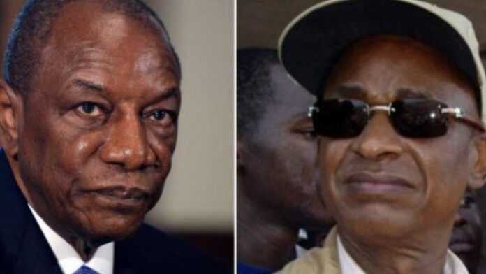 Le Président sortant de Guinée, Alpha Condé, et l'opposant Cellou Dalein Diallo