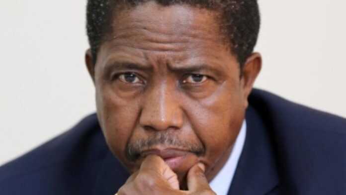 Le Président de la Zambie, Edgar Lungu