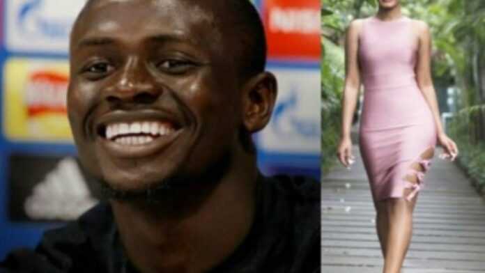 Sadio Mané et Kate Bashabe