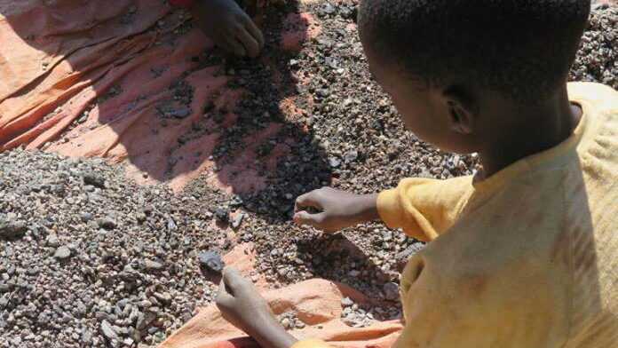 Travail des enfants dans les mines en RDC