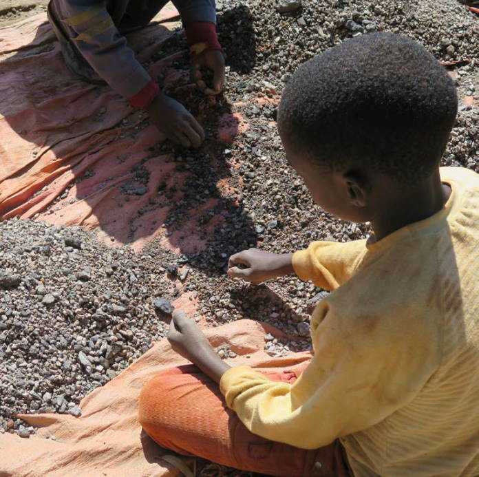 Travail des enfants dans les mines en RDC
