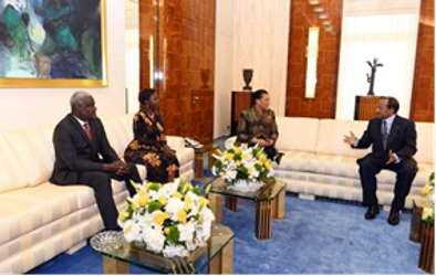 visite tripartite UA, Commonwealth et OIF au Cameroun