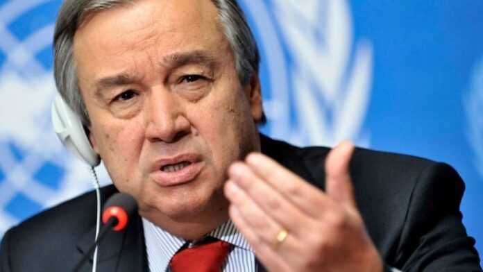 Le Secrétaire général de l'ONU, Antonio Guterres