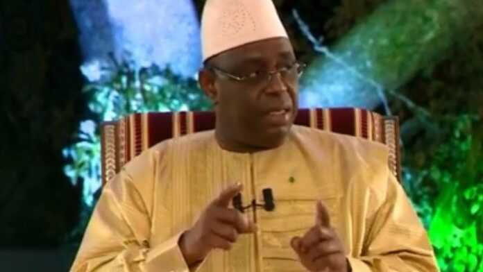 Le Président Macky Sall, au Palais