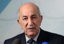 Le Président algérien, Abdelmadjid Tebboune