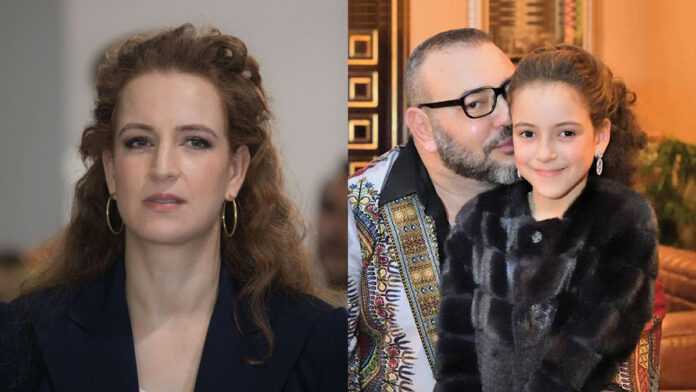 départ de Lalla Salma et Moulay Hassan, Mohammed VI seul avec Lalla Khadija