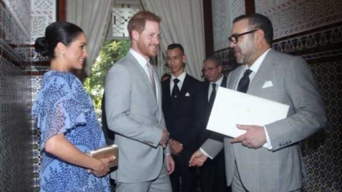 Meghan Markle, Harry de Sussex et Mohammed VI