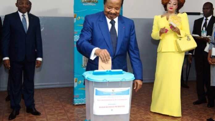 Le Président du Cameroun, Paul Biya