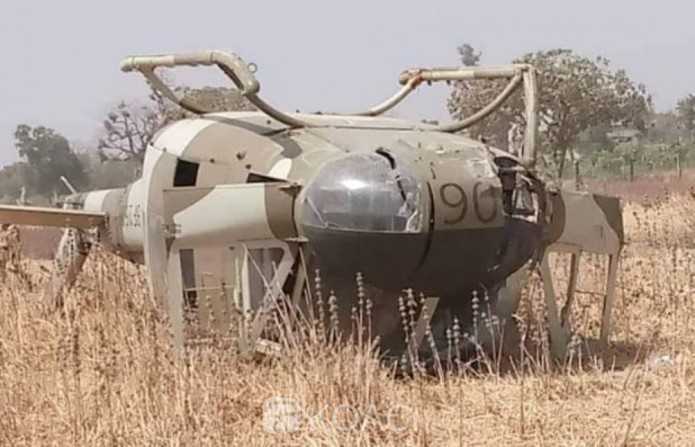 Burkina Faso : crash d'un hélicoptère de l'armée au sud de Ouagadougou