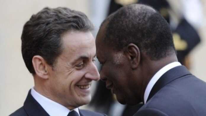 Nicolas Sarkosy et Alassane Ouattara