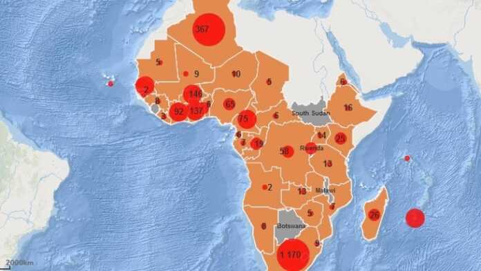 Coronavirus en Afrique 28 mars 2020