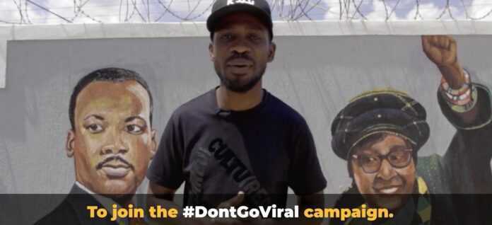 #dontGoViral campaign