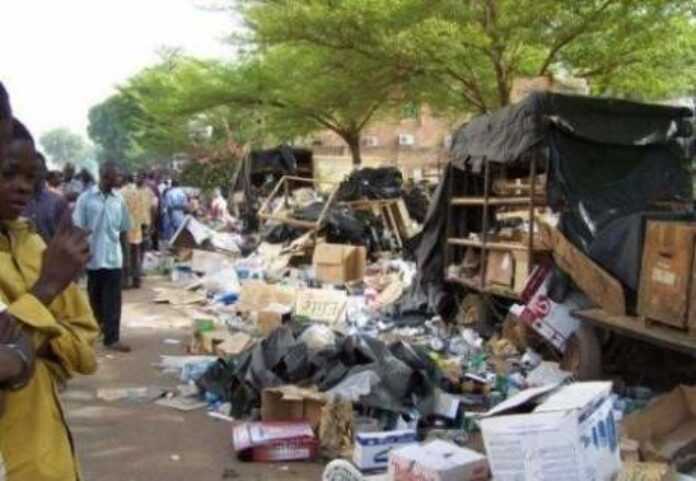 burkina degat manif