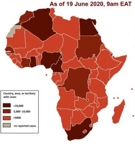 Covid-19 en Afrique : l'Egypte franchit la barre des 50 mille cas et file vers 2 mille morts