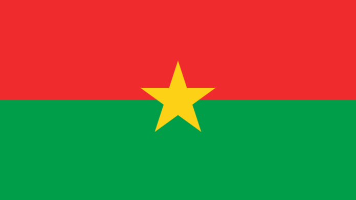 Drapeau du Burkina Faso grand