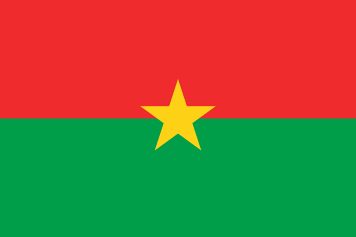 Drapeau du Burkina Faso grand