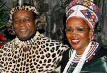 Le roi Goodwill Zwelithini et la reine Shiyiwe Mantfombi