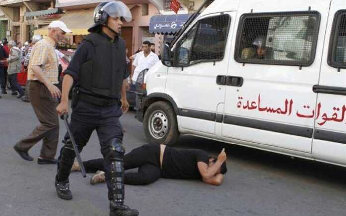 Maroc police violence