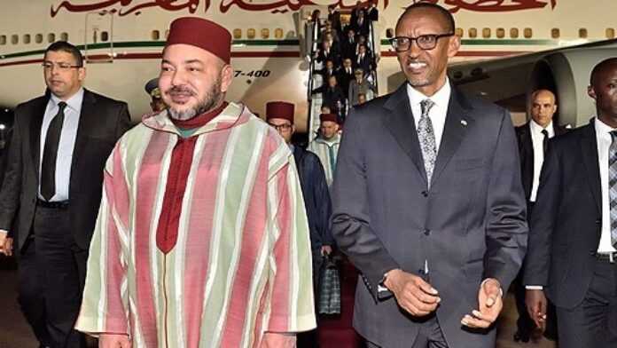 Mohammed VI et Paul Kagame