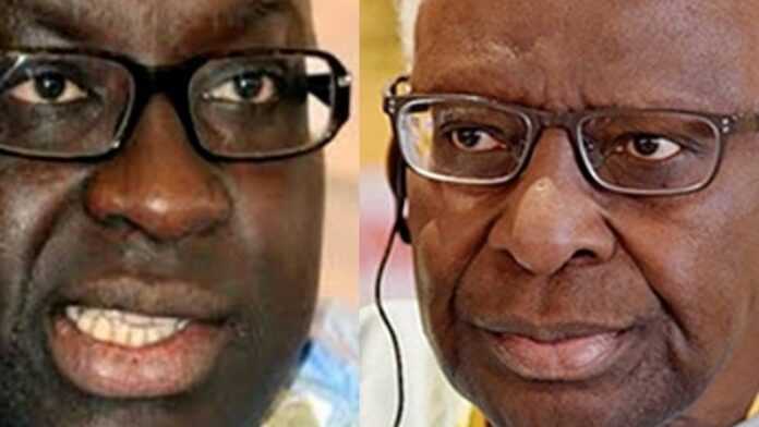 Papa Massata Diack et son père Lamine Diack