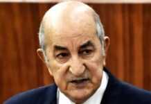 Le Président algérien, Abdelmadjid Tebboune