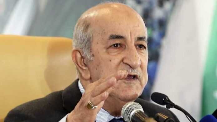 Le Président algérien, Abdelmadjid Tebboune