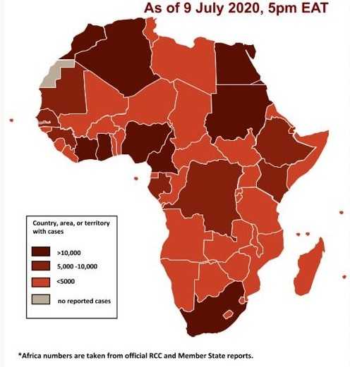 Covid -19 : le point sur la situation par pays en Afrique