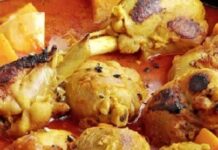 Soupe de poulet et patates douces au curry épicé Soupe de poulet et patates douces au curry épicé