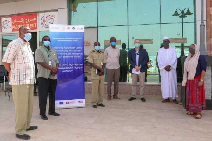 IOM helps screen airport staff for COVID-19 symptoms in Khartoum, Sudan
