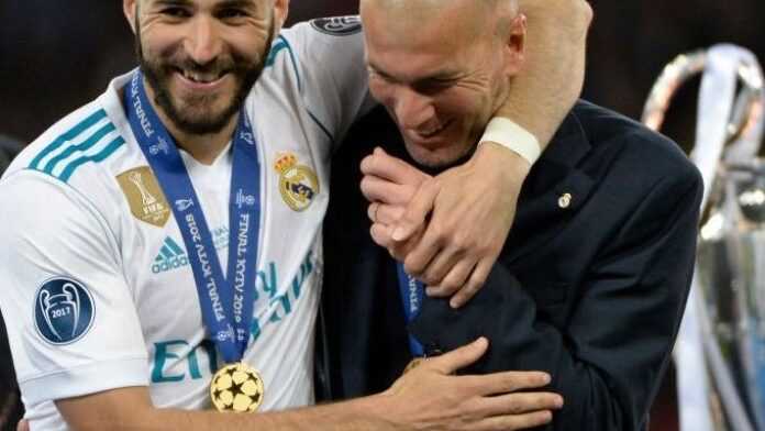 Karim Benzema et Zinedine Zidane