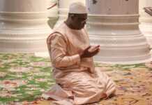 Sénégal : mesures préventives contre le Covid-19, Macky Sall va prier chez lui Sénégal : mesures préventives contre le Covid-19, Macky Sall va prier chez lui
