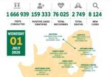 Afrique du Sud : 8 000 cas de Covid-19 le 1er juillet 2020 Afrique du Sud : 8 000 cas de Covid-19 le 1er juillet 2020