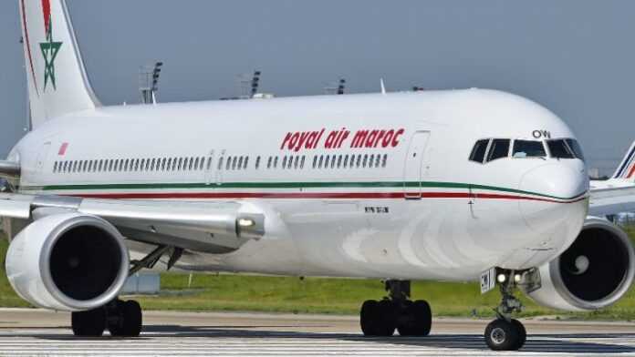 Un avion de Royal Air Maroc