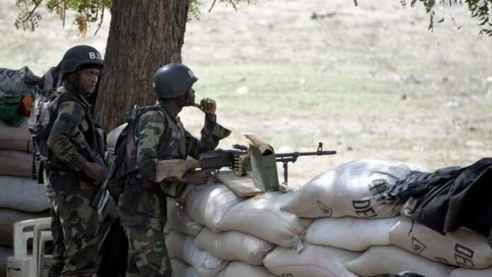 Soldados del ejército nigeriano