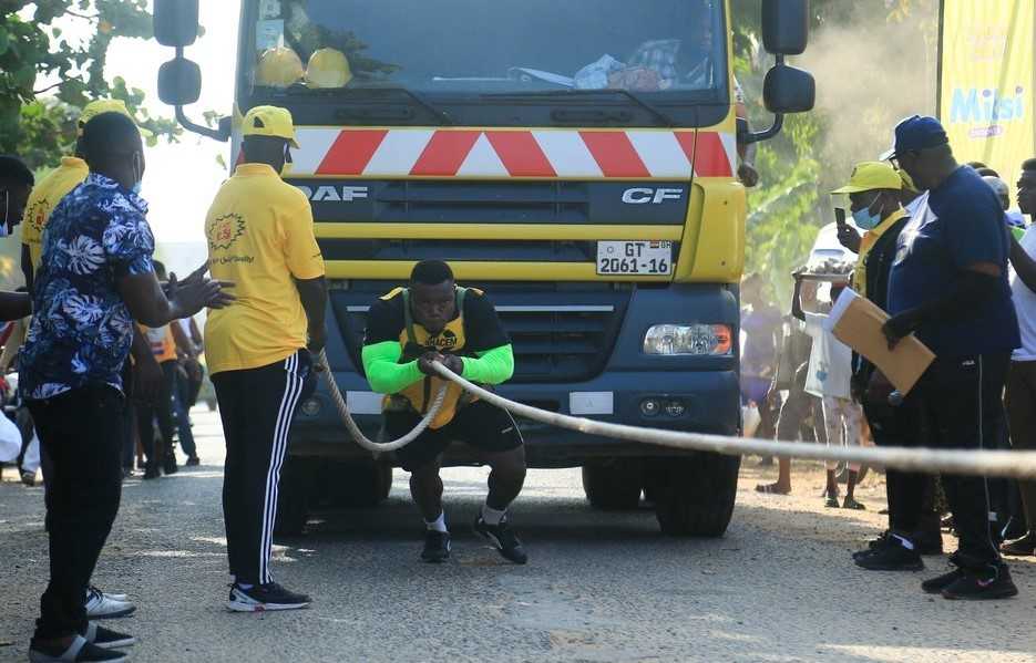 Ahmed Boakye, l'homme le plus fort du Ghana