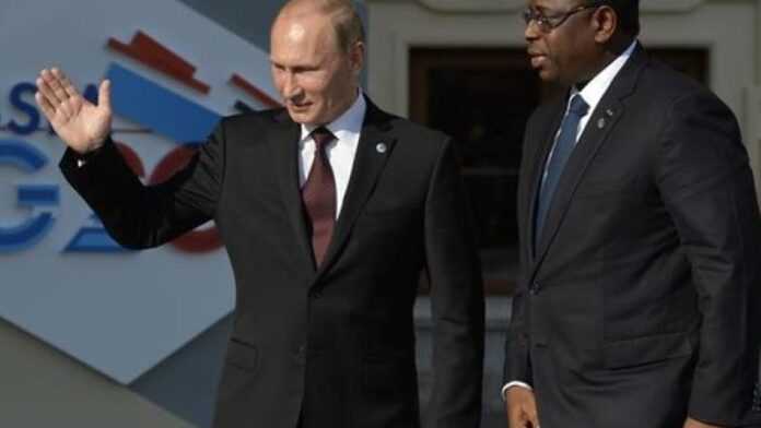 Vladimir Poutine et Macky Sall